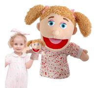 Family Hand Puppets - Soft Fabric 30cm 11.81inch Moving Gloves Style | Role Play with Imaginative Play, Teaching Plush Dramatic Accessories | Kindergarten, D
