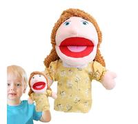 Family Hand Puppets - Storytelling Plush Doll | Interactive Fantasy Game Doll, Schoolhouse with Movable Mouth for Girls, Boys, Emotions, Happiness, Sadness, Surprise, Anger And Fear