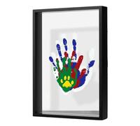 Family Handprint Frame - 630g Craft Keepsake Frame | Baby Hand Print Kit | Kid Handprint Frame | Family For | For Grandparents, Father's Day, Mother's Day,