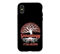 Family History Genealogist Genealogy It's All Relative Case for iPhone X/XS