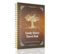Family History Record Book - My Family Tree & Genealogy Planner, Personalized Scrapbook Journal for Recording Ancestors, Family Members, and Memories, Unique Gift for Heritage Keepsake