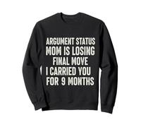 Family Humor Argument Status Mom Is Losing Funny Quote Sweatshirt
