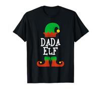 Family I'm The Dada Elf Christmas Matching Pajama Funny T-Shirt
