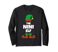 Family I'm The Nini Elf Christmas Matching Pajama Funny Long Sleeve T-Shirt