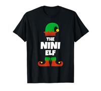 Family I'm The Nini Elf Christmas Matching Pajama Funny T-Shirt