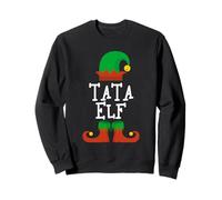 Family I'm The Tata Elf Christmas Matching Pajama Funny Sweatshirt