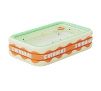 Family Inflatable Pool, Thickened Above Ground Swimming Pool, Wear-Resistant, Foldable Comfortable Outdoor Inflatable Pools for Outdoor Garden, Yard, Water Party