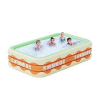 Family Inflatable | Thickened, Ground | Life Size and Comfortable Inflatable for Garden Yard Summer Water Party