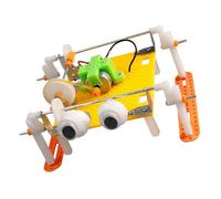 Family Interactive Walking Robot Science for Parent Child Educational Physics Experiment Toy Fun Learning Walking Robot Assembly