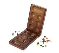 Family Interactively Wood Chesses Logics Game with Storage Case Wood Texture for Children Brains Exercise and Safe Fun Brains Game