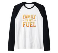 Family Is My Fuel. Parenthood, Love, Purpose. Raglan Baseball Tee