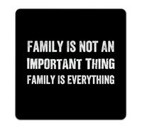 Family Is Not An Important Thing Family Is Everything Custom Metal Signs Vintage Entryway Wall Art Plaques Wall Décor Aluminum Tin Signs for Indoor Fence Bathroom 12x12 Inch
