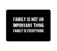 Family Is Not An Important Thing Family Is Everything Decorative Metal Sign Hanging Dining Room Wall Art Plaques Home Decor Aluminum Tin Signs for Garden Outside Front Door 10x14 Inch