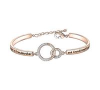 Family Jewelry Grandma Bracelet The Love Between Grandmother and Granddaughter is Forever Bracelet Nana Gifts Grammy Gifts Grandmother Gifts from Granddaughter (Grandmother and Granddaughter -RG)