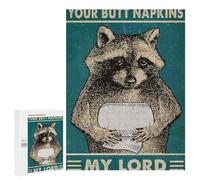 Family Jigsaw Puzzle, 500 PCS, with Your Butt Napkins My Lord Artwork, An Absorbing Project for Relaxed Weekends, for Quiet Evenings