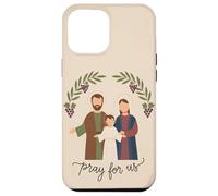Family Joseph Mary Jesus Catholic Pray For Us Case for iPhone 12 Pro Max