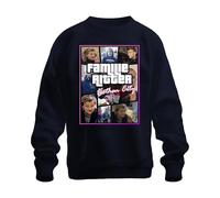 Family Knight Köthen City Karin Andy Norman René Christopher Doku Trash TV Unisex Sweatshirt Pullover, navy, L