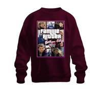 Family Knight Köthen City Karin Andy Norman René Christopher Doku Trash TV Unisex Sweatshirt Pullover, burgundy, XL