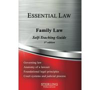 Family Law: Essential Law Self-Teaching Guide (Essential Law Self-Teaching Guides)
