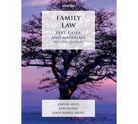 Family Law: Text, Cases, and Materials