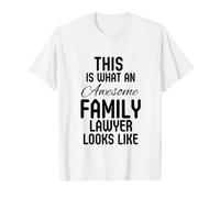 Family Lawyer Attorney Law School Value Graphic T-Shirt, Men, White, S