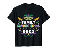 Family Mardi Gras 2025 Trip Orleans Family Matching Carnival T-Shirt
