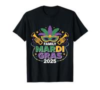 Family Mardi Gras 2025 Trip Orleans Family Matching Carnival T-Shirt