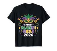 Family Mardi Gras 2026 Trip Orleans Family Matching Carnival T-Shirt