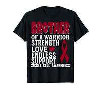 Family Matching Brother of a Warrior Sickle Cell Awareness T-Shirt