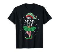 Family Matching Group Women Funny The Mimi Elf Christmas T-Shirt
