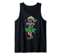 Family Matching Group Women Funny The Mimi Elf Christmas Tank Top