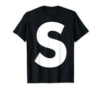Family Matching Halloween Carnival Letter S Capital Alphabet T-Shirt
