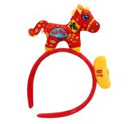 Family Matching Headwear Soft Horse Year Theme Stretchable Breathable for Adults Festive Occasions Parent Child Matching Hair Accessories