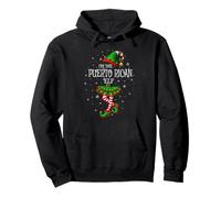 Family Matching Men Women I'm The Puerto Rican Elf Christmas Pullover Hoodie