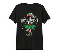 Family Matching Men Women The Intelligent Elf Christmas Premium T-Shirt