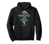Family Matching Men Women The Puerto Rican Elf Christmas Pullover Hoodie