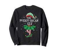 Family Matching Men Women The Puerto Rican Elf Christmas Sweatshirt