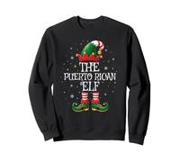 Family Matching Men Women The Puerto Rican Elf Christmas Sweatshirt
