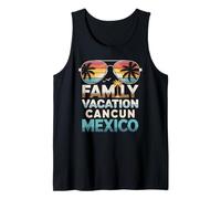 Family Matching Vacation Cancun Mexico Travel Tank Top