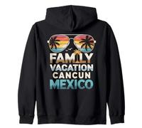 Family Matching Vacation Cancun Mexico Travel Zip Hoodie