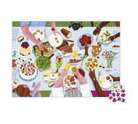 Janod - 1000 Piece Puzzle Adults Teenagers Children - Family Meal - Develops Patience and Dexterity - European manufacturing, Vegetable Inks and FSC Certified - From 8 Years - J02525