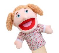 Family Member Puppets - Puppet Theater Performances | Soft Storytelling Plush Pussi, Moving Mouth Theatre Shows for Girls Boys