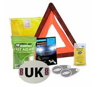 Family Motoring & Leisure Headlamp Beam Deflectors + Travel Kit For Driving Abroad- Kit B