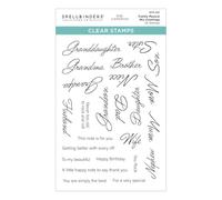 Family Musical Mix Greetings Clear Stamp Set from The Bibi's Musical Notes Collection by Bibi Cameron