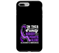 Family Nobody Fights Alone Alzheimer's Support Squad Case for iPhone 7 Plus/8 Plus