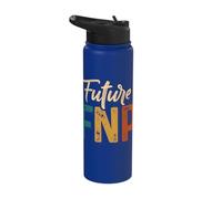 Family Nurse Practitioner Future FNP Nursing Apparel Stainless Steel Insulated Water Bottle