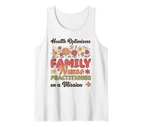 Family Nurse Practitioner Health Optimizer Floral Tank Top