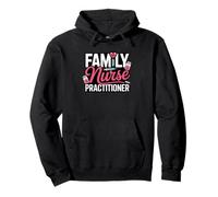 Family Nurse Practitioner Heartbeat Syringe Pill Care Pullover Hoodie