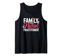 Family Nurse Practitioner Heartbeat Syringe Pill Care Tank Top