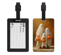 Family of Cute Little Ghosts Luggage Tags Bag Travel Tag